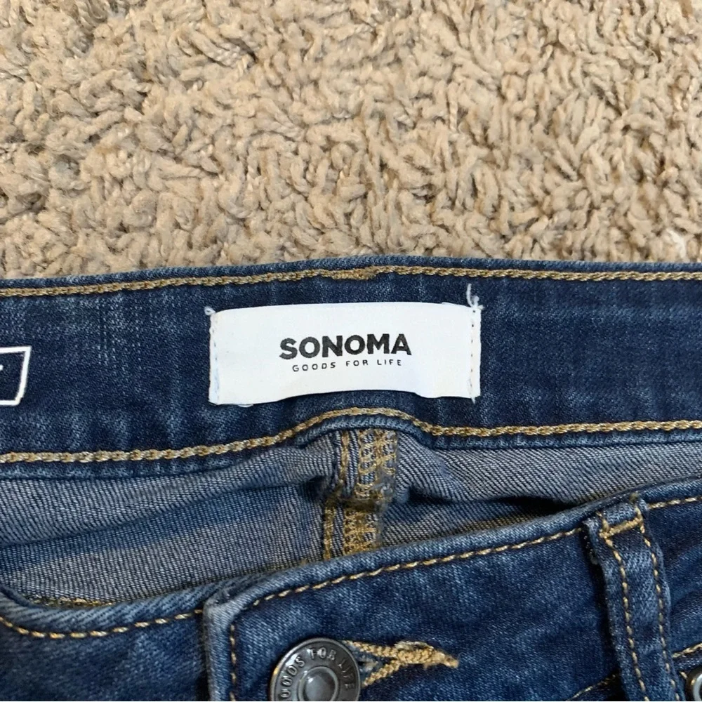 Sonoma Straight Jeans 12PS Petite Short - Picture 3 of 6